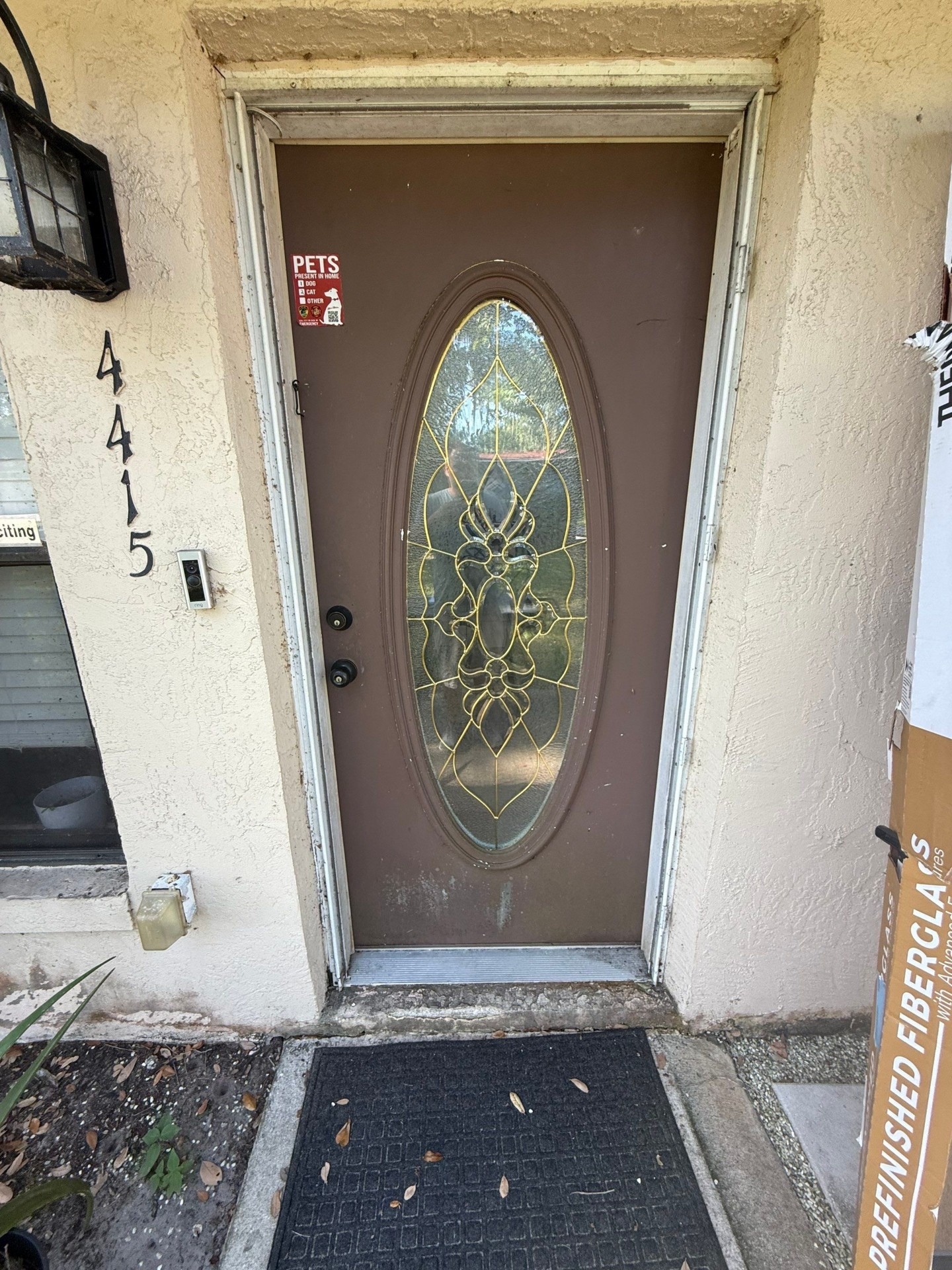 Front Door Replacement before